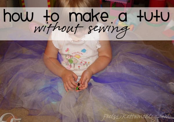 how to make a tutu without sewing
