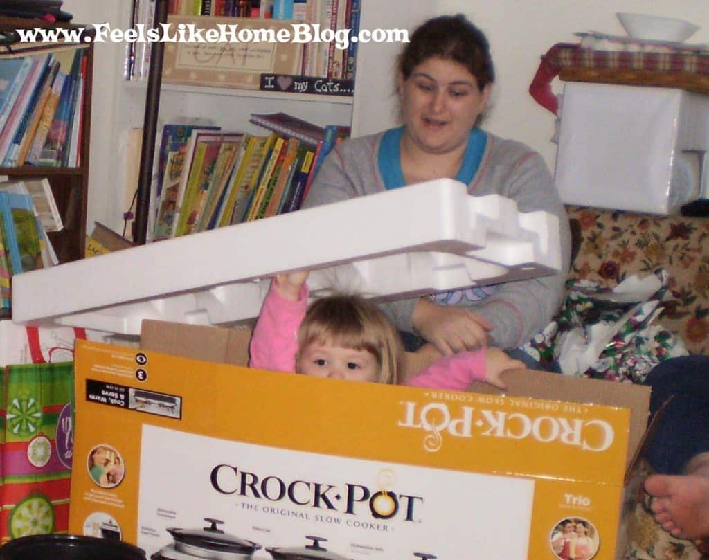 hiding in box
