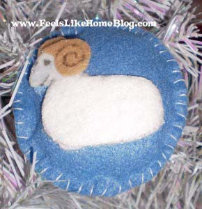 Isaac - Ram ornament