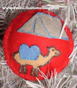 Abraham - Ten & Camel ornament