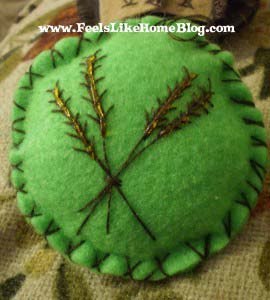 Ruth - Wheat ornament