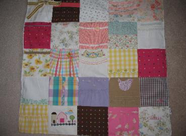 baby clothes quilt