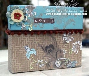 Homemade Stationery Box