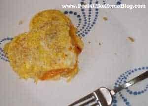 heart-shaped omelet