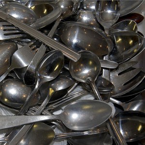uses for old flatware
