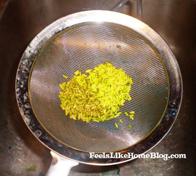 draining-dyed-rice