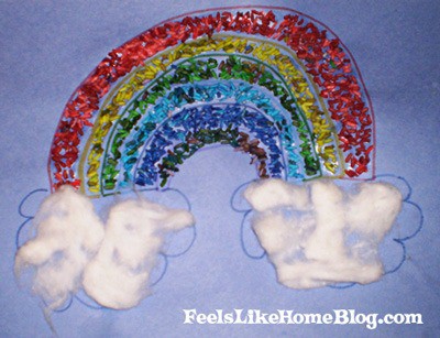 finished mosaic rainbow finished mosaic rainbow