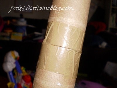 fire hose craft tape the joints tape the joints between the rolls
