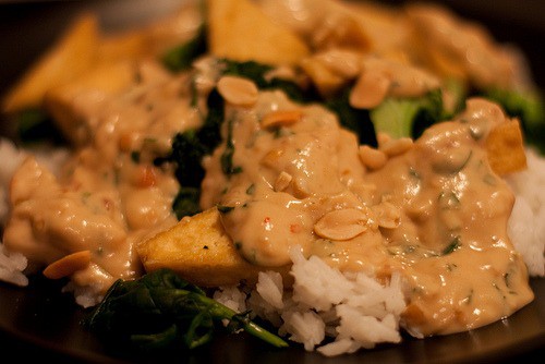 tofu stir fry with peanut sauce tofu stir fry with peanut sauce