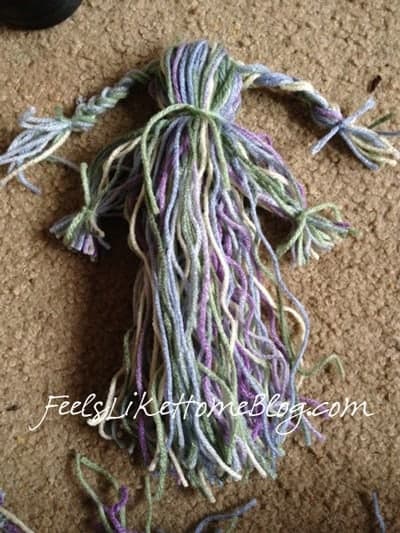 how to make a yarn doll how to make a yarn doll