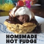 how to make a waffle bowl from a frozen waffle
